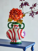Bloomingville - Betiva Vase, Multifarvet, Stentøj - Ø23,5 × H25,5 cm