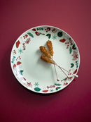 Bloomingville - Yule Serveringsfad, Natur, Stentøj - Ø28 × H4 cm