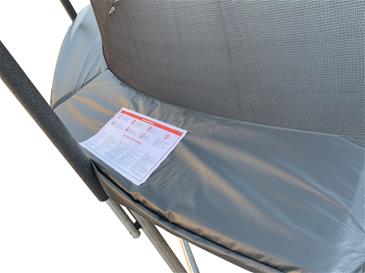 MCU-Sport -  Classic-plus Trampolin Ø3,7m inkl. sikkerhedsnet og stige