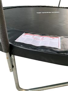 MCU-Sport -  Classic-plus Trampolin Ø3,05m inkl. sikkerhedsnet og stige