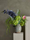 Bloomingville - Poetry Buket, Grøn, Kunstige Blomster - Ø30 × H80 cm