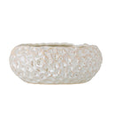 Bloomingville - Lowen Skål, Hvid, Stentøj - Ø24 × H10,5 cm