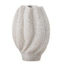 Bloomingville - Cove Vase, Hvid, Stentøj - Ø19,5 × H28 cm