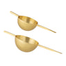 Bloomingville - Kirsi Målebæger, Guld, Rustfri Stål - L15,5 × H3 × B6 cm, sæt med 2