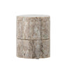 Bloomingville - Nezli Krukke m/låg, Natur, Marmor - L9 × H11,5 × B9 cm