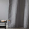 MOUD Home - WAFFLE Badeforhæng i grå - 180×220 cm
