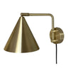 MOUD Home - MÀS væglampe børstet messing - 18 cm