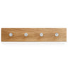 MOUD Home - OAK Knagerække Egetræ Med Stål Knager - 50 cm