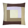 MOUD Home - PATCH pudebetræk 50×50 cm - lilla/beige/brun