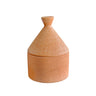 MOUD Home - Rustic keramik krukke med låg - 14,5 cm