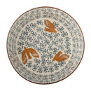 Bloomingville - Hezha Skål, Blå, Stentøj - Ø28 × H9 cm