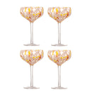 Bloomingville - Lilya Cocktail Glas, multipak, Rosa, Glas - Ø12 × H18 cm, sæt med 4