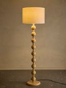 Bloomingville - Giacoma Gulvlampe, Natur, Gummitræ - Ø44 × H155 cm