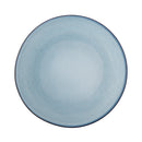Bloomingville - Sandrine Skål, Blå, Stentøj - Ø26,5 × H9,5 cm