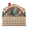 Bloomingville - Melvin Kalender m/lys, Natur, Krydsfiner - L36 × H34 × B10 cm
