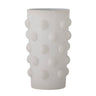 Bloomingville - Artan Vase, Hvid, Stentøj - Ø16 × H24,5 cm