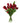 Bloomingville - Tulip Buket, Rød, Kunstige Blomster - Ø21 × H35 cm