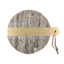 Bloomingville - Villette Skærebræt, Natur, Marmor - L25 × H1,5 × B30,5 cm
