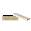 Bloomingville - Nenon Æske m/låg, Guld, FSC® 100%, MDF - L15,5 × H5 × B11 cm