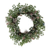 Bloomingville - Cedar Krans, Grøn, Kunstige Blomster - Ø50 × H11 cm