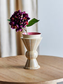 Bloomingville - Trilla Vase, Natur, Keramik - Ø16 × H26,5 cm
