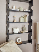 Bloomingville - Savoya Hylde, Sort, Fyrretræ - L84 × H140 × B20 cm