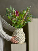 Bloomingville - Blush Buket, Rosa, Kunstige Blomster - Ø30 × H80 cm