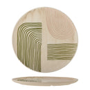 Bloomingville - Amica Serveringsfad, Multifarvet, Stentøj - Ø39 × H2,5 cm