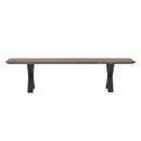 Bloomingville - Maldon Bænk, Brun, FSC® 100%, eg - L190 × H47 × B37 cm