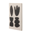 Bloomingville - Lutton Vægdekoration, Hvid, Stentøj - L20 × H28,5 × B1,5 cm