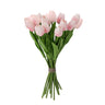 Bloomingville - Tulip Buket, Rosa, Kunstige Blomster - Ø17 × H32 cm