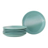 Bloomingville - Safie Tallerken, Multipak, Grøn, Stentøj - Ø15 × H2 cm, sæt med 6