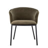 Bloomingville - Cortone Spisebordsstol, Grøn, Genanvendt polyester - L60 × H76 × B63 cm