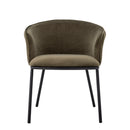 Bloomingville - Cortone Spisebordsstol, Grøn, Genanvendt polyester - L60 × H76 × B63 cm