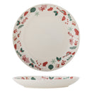 Bloomingville - Yule Serveringsfad, Natur, Stentøj - Ø28 × H4 cm