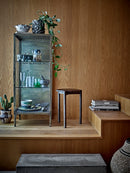 Bloomingville - Saone Skab, Messing, Hærdet glas - L45 × H110 × B40 cm