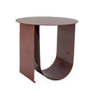 Bloomingville - Cher Sidebord, Rød, Jern - Ø43 × H38 cm