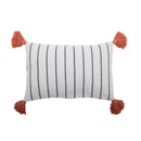 Bloomingville - Missy Pude, Multifarvet, Genanvendt Bomuld - L60 × B35 cm