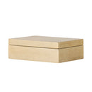 Bloomingville - Nenon Æske m/låg, Guld, FSC® 100%, MDF - L15,5 × H5 × B11 cm