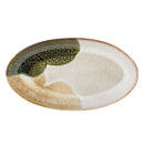 Bloomingville - Jules Serveringsfad, Grøn, Stentøj - L33,5 × H3,5 × B18,5 cm