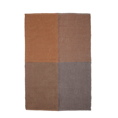 Bloomingville - Rodin Tæppe, Brun, Jute - L200 × B140 cm