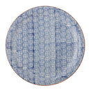 Bloomingville - Karine Serveringsfad, Blå, Stentøj - Ø35 × H3 cm