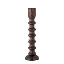 Bloomingville - Brenda Lysestage, Brun, mangotræ - Ø12,5 × H43 cm