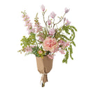 Bloomingville - Breeze Buket, Rosa, Kunstige Blomster - Ø40 × H138 cm