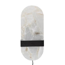 Bloomingville - Taco Væglampe, Hvid, Alabast - L16 × H38 × B13 cm