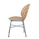 Bloomingville - Fiore Spisebordsstol, Natur, Rattan - L45 × H84 × B55 cm