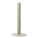 Bloomingville - Emy Køkkenrulleholder, Grøn, Marmor - Ø15 × H30 cm