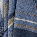 Bloomingville - Toscana Plaid, Blå, Genanvendt Bomuld - L160 × B130 cm