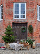 Bloomingville - Cedar Krans, Grøn, Kunstige Blomster - Ø50 × H11 cm