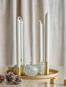 Bloomingville - Maxime Lysestage, Guld, Jern - Ø30 × H8 cm, sæt med 7